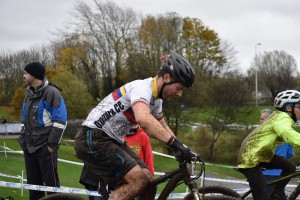 Derek showed the young'uns how to speedway corner all day long