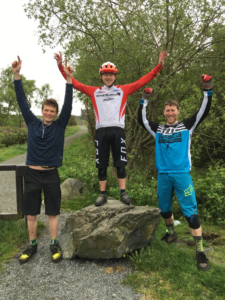 MTB club league podium